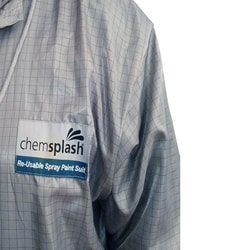 Chemsplash RPS Re-Use Paintshop Suit-99% Poly 1% Carbon Grid -Vented:Personal